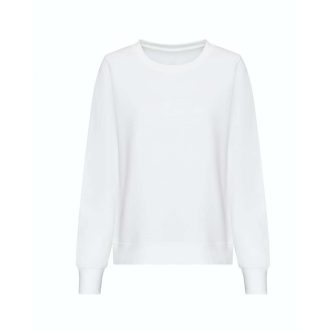   Just Hoods Hagyományos szabású Női kereknyakú pulóver AWJH030F, Arctic White-XS