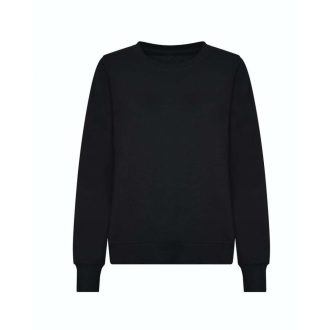   Just Hoods Hagyományos szabású Női kereknyakú pulóver AWJH030F, Deep Black-XS