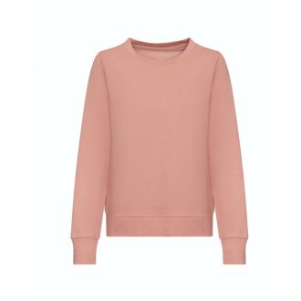   Just Hoods Hagyományos szabású Női kereknyakú pulóver AWJH030F, Dusty Pink-XS