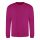 Just Hoods Uniszex hagyományos szabású kereknyakú pulóver AWJH030, Festival Fuchsia-S