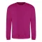 Just Hoods Uniszex hagyományos szabású kereknyakú pulóver AWJH030, Festival Fuchsia-XL
