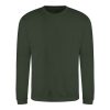 Just Hoods Uniszex hagyományos szabású kereknyakú pulóver AWJH030, Forest Green-2XL