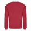 Just Hoods Uniszex hagyományos szabású kereknyakú pulóver AWJH030, Fire Red-4XL