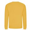 Just Hoods Uniszex hagyományos szabású kereknyakú pulóver AWJH030, Gold-L