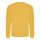 Just Hoods Uniszex hagyományos szabású kereknyakú pulóver AWJH030, Gold-L