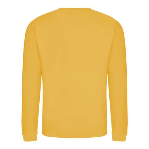 Just Hoods Uniszex hagyományos szabású kereknyakú pulóver AWJH030, Gold-L