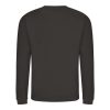 Just Hoods Uniszex hagyományos szabású kereknyakú pulóver AWJH030, Hot Chocolate-2XL