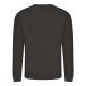 Just Hoods Uniszex hagyományos szabású kereknyakú pulóver AWJH030, Hot Chocolate-2XL