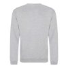Just Hoods Uniszex hagyományos szabású kereknyakú pulóver AWJH030, Heather Grey-4XL