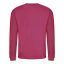 Just Hoods Uniszex hagyományos szabású kereknyakú pulóver AWJH030, Hot Pink-XL