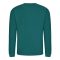 Just Hoods Uniszex hagyományos szabású kereknyakú pulóver AWJH030, Jade-XL