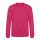 Just Hoods Környakas gyerek pulóver bolyhozott belsővel AWJH030J, Hot Pink-5/6