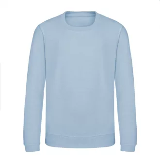   Just Hoods Környakas gyerek pulóver bolyhozott belsővel AWJH030J, Sky Blue-5/6