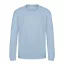 Just Hoods Környakas gyerek pulóver bolyhozott belsővel AWJH030J, Sky Blue-7/8