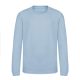 Just Hoods Környakas gyerek pulóver bolyhozott belsővel AWJH030J, Sky Blue-9/11
