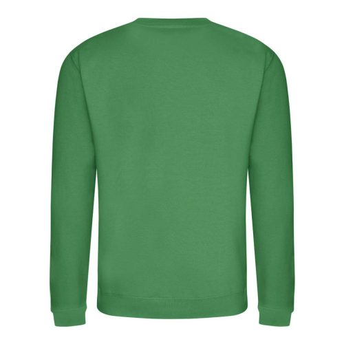 Just Hoods Uniszex hagyományos szabású kereknyakú pulóver AWJH030, Kelly Green-L