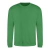Just Hoods Uniszex hagyományos szabású kereknyakú pulóver AWJH030, Kelly Green-L