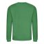 Just Hoods Uniszex hagyományos szabású kereknyakú pulóver AWJH030, Kelly Green-XL