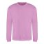 Just Hoods Uniszex hagyományos szabású kereknyakú pulóver AWJH030, Lavender-2XL
