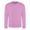 Just Hoods Uniszex hagyományos szabású kereknyakú pulóver AWJH030, Lavender-M