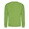 Just Hoods Uniszex hagyományos szabású kereknyakú pulóver AWJH030, Lime Green-2XL