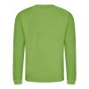 Just Hoods Uniszex hagyományos szabású kereknyakú pulóver AWJH030, Lime Green-XL