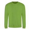 Just Hoods Uniszex hagyományos szabású kereknyakú pulóver AWJH030, Lime Green-XL