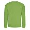 Just Hoods Uniszex hagyományos szabású kereknyakú pulóver AWJH030, Lime Green-XS