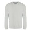 Just Hoods Uniszex hagyományos szabású kereknyakú pulóver AWJH030, Moondust Grey-M