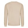 Just Hoods Uniszex hagyományos szabású kereknyakú pulóver AWJH030, Nude-XL