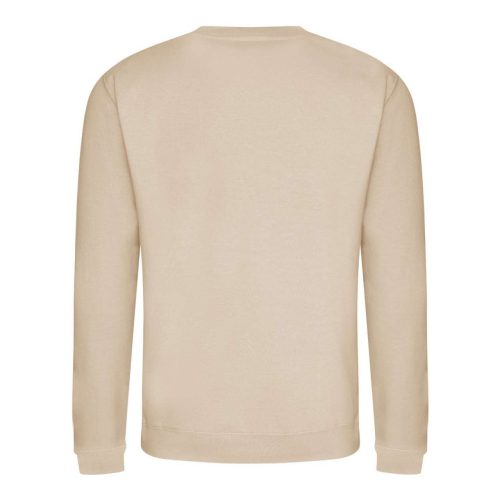 Just Hoods Uniszex hagyományos szabású kereknyakú pulóver AWJH030, Nude-XL