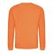 Just Hoods Uniszex hagyományos szabású kereknyakú pulóver AWJH030, Orange Crush-L