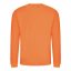 Just Hoods Uniszex hagyományos szabású kereknyakú pulóver AWJH030, Orange Crush-XL