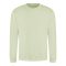 Just Hoods Uniszex hagyományos szabású kereknyakú pulóver AWJH030, Pistachio Green-S