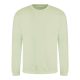 Just Hoods Uniszex hagyományos szabású kereknyakú pulóver AWJH030, Pistachio Green-S