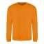 Just Hoods Uniszex hagyományos szabású kereknyakú pulóver AWJH030, Pumpkin Pie-XL
