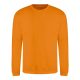 Just Hoods Uniszex hagyományos szabású kereknyakú pulóver AWJH030, Pumpkin Pie-XS