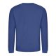 Just Hoods Uniszex hagyományos szabású kereknyakú pulóver AWJH030, Royal Blue-4XL