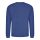 Just Hoods Uniszex hagyományos szabású kereknyakú pulóver AWJH030, Royal Blue-XL