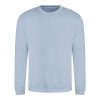 Just Hoods Uniszex hagyományos szabású kereknyakú pulóver AWJH030, Sky Blue-L