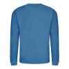 Just Hoods Uniszex hagyományos szabású kereknyakú pulóver AWJH030, Sapphire Blue-S