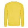 Just Hoods Uniszex hagyományos szabású kereknyakú pulóver AWJH030, Sun Yellow-L