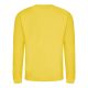 Just Hoods Uniszex hagyományos szabású kereknyakú pulóver AWJH030, Sun Yellow-L