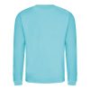 Just Hoods Uniszex hagyományos szabású kereknyakú pulóver AWJH030, Turquoise Surf-2XL