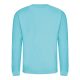 Just Hoods Uniszex hagyományos szabású kereknyakú pulóver AWJH030, Turquoise Surf-M