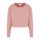 Just Hoods Női rövid fazonú környakas pulóver AWJH035, Dusty Pink-XS