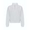 Just Hoods Női 1/4 cipzáras galléros pulóver AWJH037, Arctic White-L