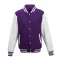 Just Hoods patentos vastag férfi pulóver AWJH043, Purple/Arctic White-XL