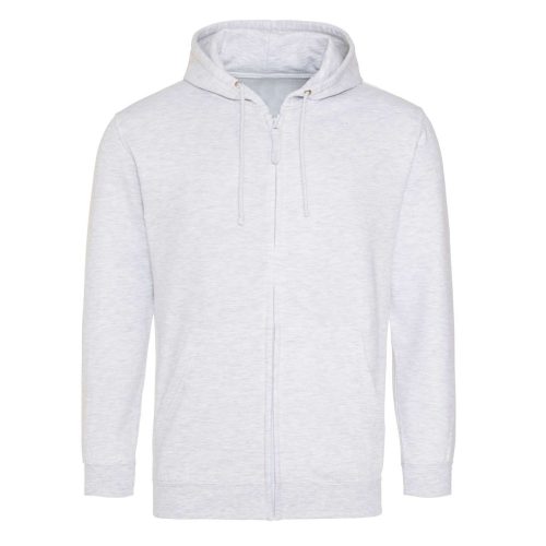 Just Hoods cipzáros kapucnis férfi pulóver AWJH050, Ash-L