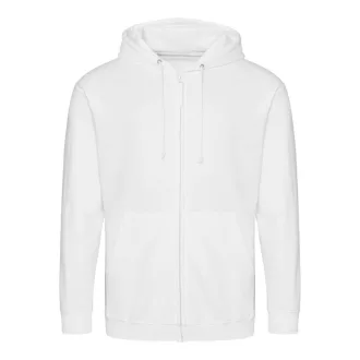   Just Hoods cipzáros kapucnis férfi pulóver AWJH050, Arctic White-S